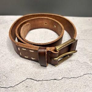 Timberland Kids Brown Leather Belt